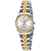 Bomieux Watches for Woman Classic Quartz Analog Wrist Watch with  Stainless Steel Strap Waterproof Wristwatch Christmas Gift for Woman