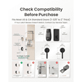 thumbnail image 4 of DESLOC C110 Black to School Smart Door Lock with Touchscreen, Keyless Entry Door Lock with 100 Fingerprints Storage, Keypad Deadbolt for Front Door, 12-Month Battery, Easy Installation-Black, 4 of 9