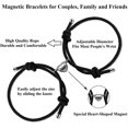 thumbnail image 5 of 2 uds. Pulseras magnéticas para parejas para hombres y mujeres, pulsera a juego con atracción de sol y luna, regalos para amantes para novio, novia, mejor amigo TUNC  Sencillez, 5 of 5