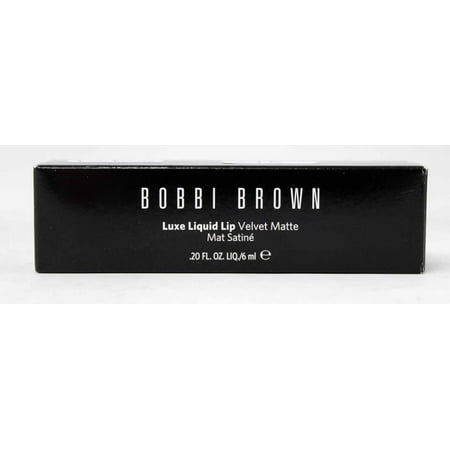 Bobbi Brown Luxe Liquid Lip Gloss 0.20oz 9 Starlet Scarlet (Velvet Matte) New