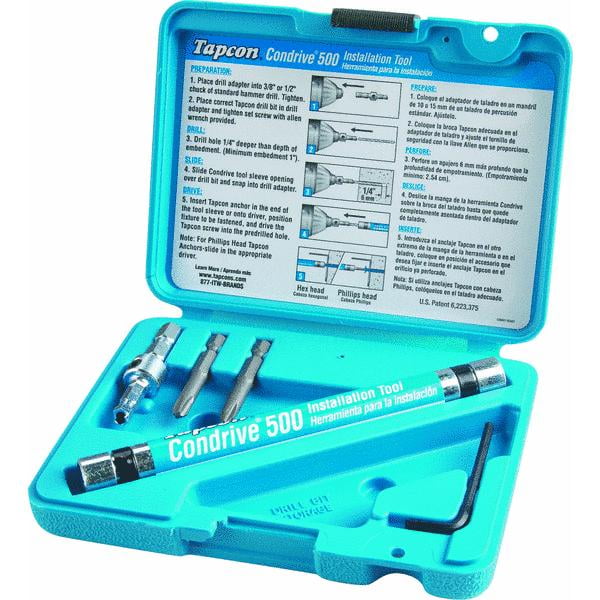 ITW 79012 Tapcon Pro Install Tool Kit 1per Pack tillescenter Fasteners