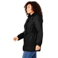 thumbnail image 4 of Woman Within Plus Size Taslon Anorak Jacket With Removable Fleece Lining, 4 of 6