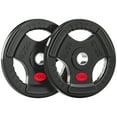 thumbnail image 1 of Soozier 2 x 33lbs Weight Plates Set, 2-Inch Barbell Weights Set, 1 of 10