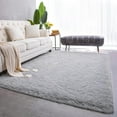 thumbnail image 1 of Plush Washable Area Rugs for Living Room Bedroom, Non Slip Nursery Rug, Grey, 1 of 8