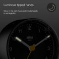 thumbnail image 4 of Reloj despertador Braun Classic analógico con despertador y luz BC01B, 4 of 9