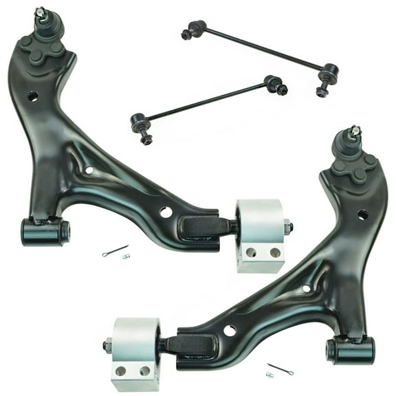 TRQ 4 pc Suspension Kit Control Arm w/ Ball Joint Assemblies Sway Bar End Links PSA85249