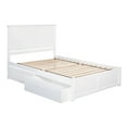 thumbnail image 6 of Nantucket Platform Bed with Flat Panel Foot Board and 2 Urban Bed Drawers, Multiple Sizes, Multiple Colors, 6 of 12