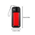 thumbnail image 1 of JUNWELL Détecteurs de Caméra Cachée USB Rechargeables, Détecteur de Caméra Anti-Espion avec 12 DEL Infrarouges, Mini Détecteur Anti-Espion pour Voiture, Hôtel, Voyage, Cabine d'Essayage, Noir, 1 of 7