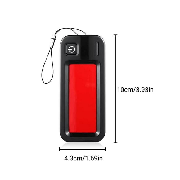 JUNWELL Hidden Camera Detectors USB Rechargeable Anti-Spy Camera Finder with 12 Infrared LEDs Mini Anti-Spy Detector for Car Hotel Trip Travel Fitting Room Black