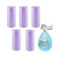 thumbnail image 1 of Bolsas De Basura,Bolsas De Basura Pequeñas Con Asa Para Oficina, Cocina,Papelera De Dormitorio,Bolsas De Basura Fuertes Portátiles Coloridas,Bolsas De Basura,100 Cuentas Púrpura, 1 of 4