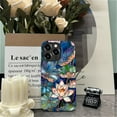 thumbnail image 5 of FKBRCL4U Compatible with iPhone 13 Pro Glossy Case, Stained Glass Lotus Flowers Leaves Pattern for Girl Full Body Design Soft Silicone Drop Shock Scratch Protection for iPhone 13 Pro, 5 of 7