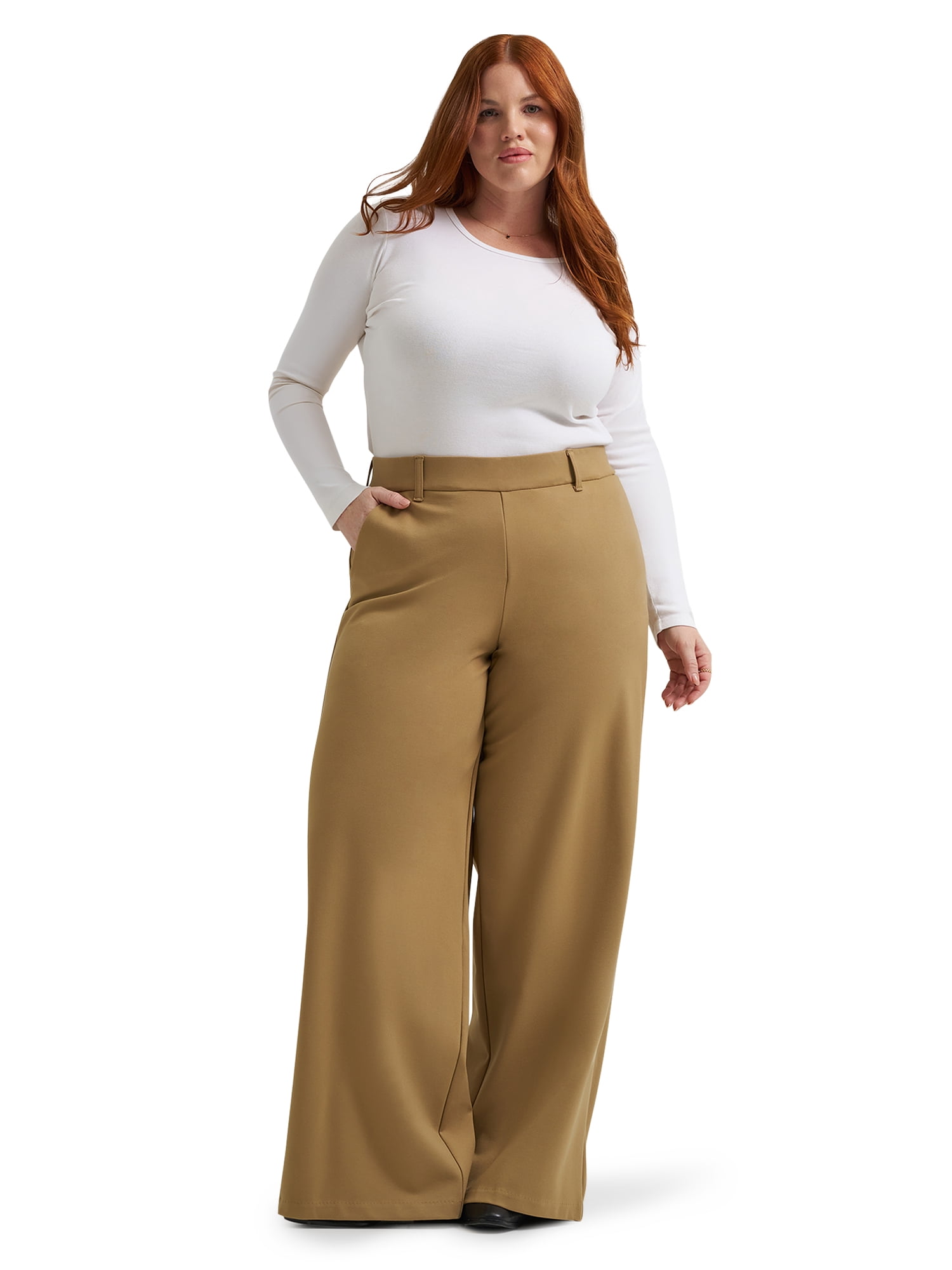 Lee® Women's Plus Ultra Lux Comfort Anywear Wide Leg Pant