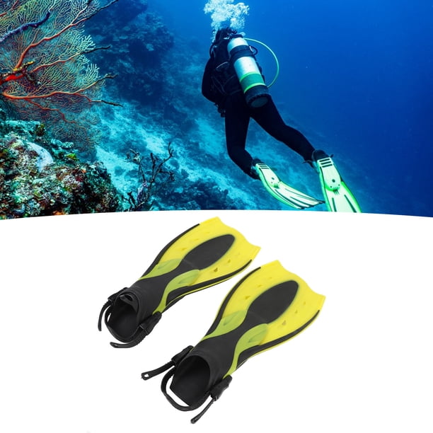 Aletas de Natació, Largas Aletas Flotantes de Abrenamiento de Natación para Abrenamiento de Natación, Equipo de Buceo