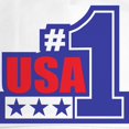 thumbnail image 2 of CafePress - Number 1 USA Cap - Adjustable 100% Brushed Unisex Casual Cotton Baseball Cap, Beige, 1, 2 of 2