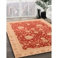 thumbnail image 3 of Ahgly Company Machine Washable Indoor Rectangle Abstract Scarlet Red Area Rugs, 2' x 3', 3 of 7