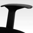 thumbnail image 2 of Nicer Furniture Mid-Back Black Mesh Computer Chair - With T Arms, 2 of 4