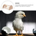 thumbnail image 2 of SHISUYAN Wooden Chicken Perch Stand Parrot Standing Rack Parrot Standing Stick with Mirror, 2 of 9