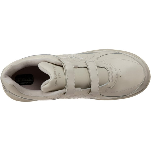 New Balance mens 577 V1 Hook and Loop Walking Shoe Bone Bone