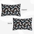 thumbnail image 2 of Fuzoiu Game Print Fuzzy Pillowcases, Super Soft Pillow Case Cover with Zipper for Bedroom, Sofa, Couch,Cozy Pillow Shams for All Seasons-16"x24", 2 of 6