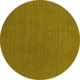 thumbnail image 1 of Ahgly Company Indoor Round Oriental Yellow Industrial Area Rugs, 5' Round, 1 of 4