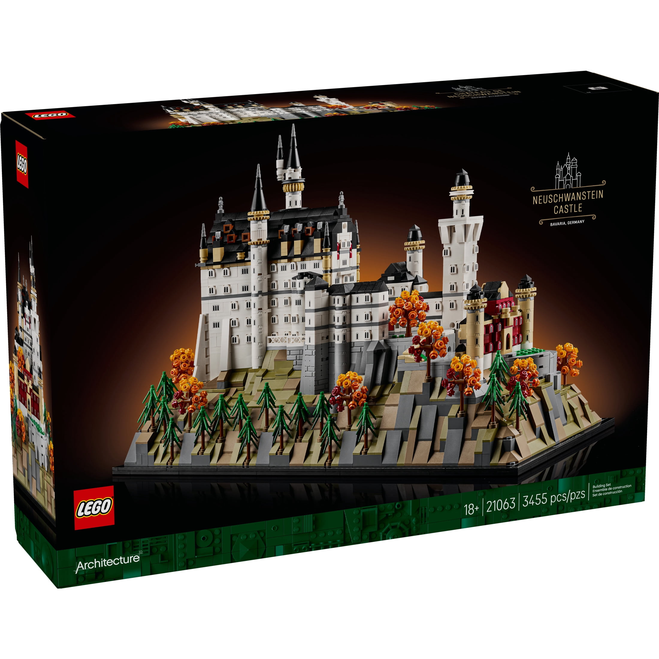 LEGO Architecture Neuschwanstein Castle 3D Puzzle - Collectible