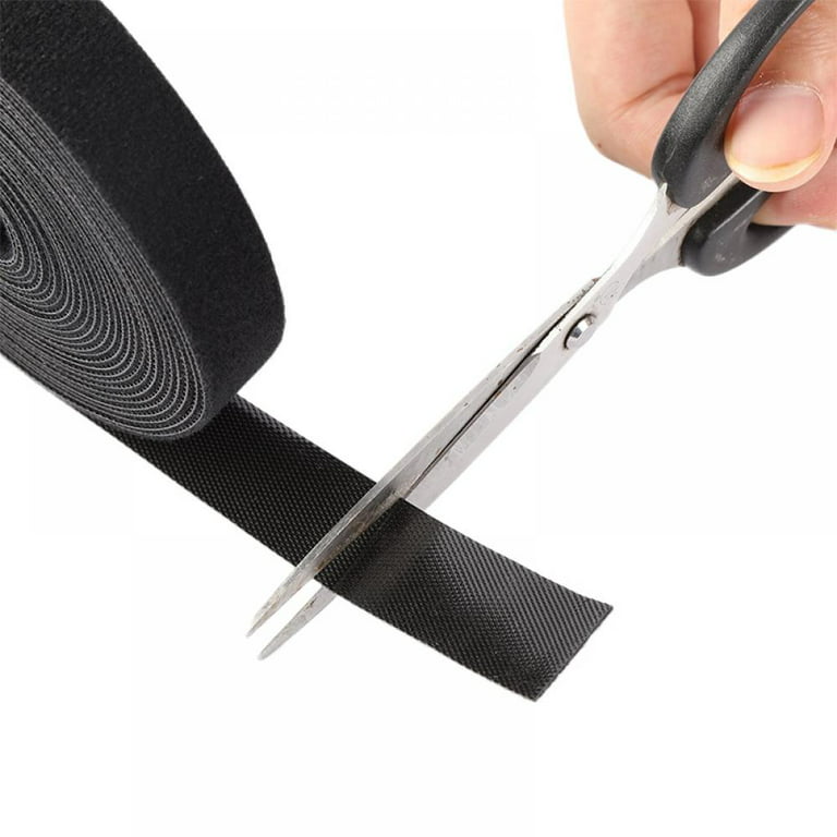 VELCRO® Brand Qwik® Tie Cable Tie Tape 75′ Per Roll in Black