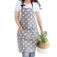 thumbnail image 2 of Women Men Pentagram Household Kitchen Apron, Star Pattern Apron Pocketr Cooking, 2 of 10