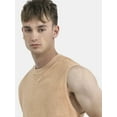 thumbnail image 3 of No Boundaries Men's & Big Men's Oversized Sleeveless Cotton Muscle Tee, Sizes XS-5XL, 3 of 4