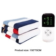 thumbnail image 3 of Calentador de cuerpo Manta Protección contra sobrecalentamiento Termostato Calentador Mat Suave para invierno, 3 of 6