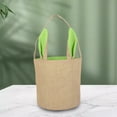 thumbnail image 4 of 1Pcs Easter Bunny Bag for Kids,Jute Baskets Bucket Bags with Rabbit Ears for Easter Eggs Hunting,Bunny Bucket Tote Bags Easter Decoration for Candy Gifts Storage, 4 of 7