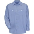 thumbnail image 1 of Chemise de Travail à Rayures Industrielles à Manches Longues pour Hommes Rouge KapÃƒâ€šÃ‚Â®, 1 of 4