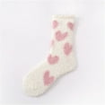 thumbnail image 2 of Warm Socks for Women Soft Plush Fuzzy Sleeping Slipper Socks Warm Stocking Stuffers Fuzzy Socks, 2 of 9