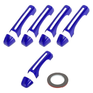 Unique Bargains Deep Blue Door Handle Cover for Jeep Wrangler JL JLU 2018-2022 Tailgate Handle Cover Set Exterior Decoration Trim ABS 1 Set