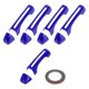 thumbnail image 1 of Cubierta de Manija de Puerta Azul Profundo Única para Jeep Wrangler JL JLU 2018-2022 Juego de Cubierta de Manija de Maletero Decoración Exterior Trim ABS 1 Juego, 1 of 6