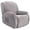 Silver Gray, variant on CJC Velvet Recliner Covers, Stretch Armchair Slipcovers, 4-Piece for 1 Cushion Reclining Sofa, Single Seat Recliner Protector, 10 Colors