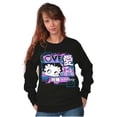 thumbnail image 5 of Kanji Style Betty Boop Love XOXO Women Crewneck Sweatshirt Brisco Brands X, 5 of 6