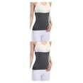 thumbnail image 3 of Transemion Stay Warm And Stylish Back Warmer Belt Breathable Elastic Waist Back Support thickened grey XL 2Set, 3 of 6