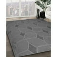 thumbnail image 2 of Ahgly Company Indoor Square Patterned Battleship Gray Area Rugs, 8' Square, 2 of 6