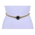 thumbnail image 5 of Women Gold Metal Chain Links Belt Silver Color Charm Plus Size XL XXL, 5 of 10