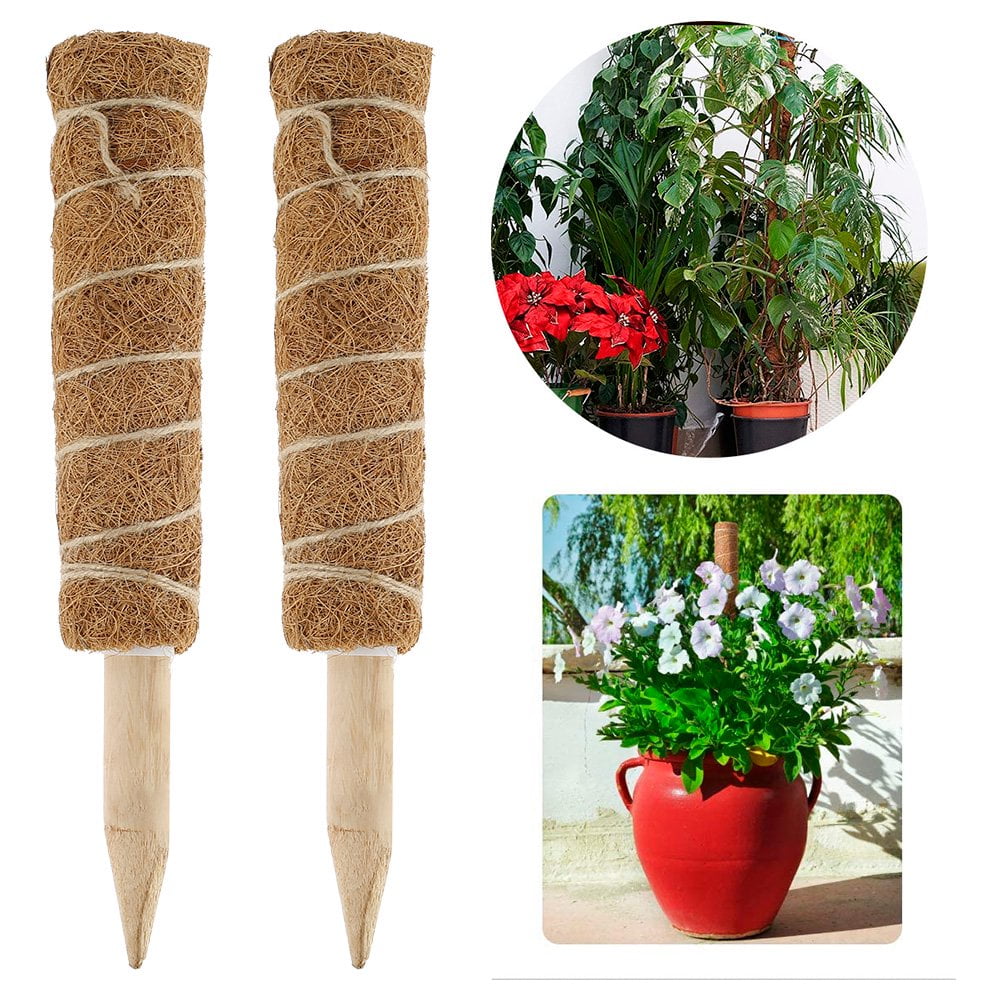 POINTERTECK Moss Pole 2pcs Moss Pole 40cm Long Moss Stick