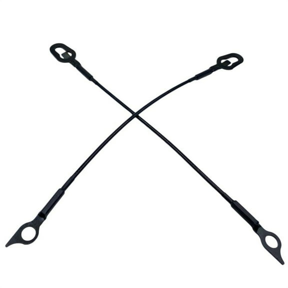 Fauful 2x Car Rubber Tailgate Cable Kit For Dodge Ram 1500 2500 3500 Pickup 1996-2001
