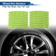 thumbnail image 2 of 20 Pcs Calcomanías para Llantas en Arco Decorativas para Ruedas de Automóvil de 14-22" Verde Pasto Reflectante PET, 2 of 6