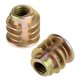 thumbnail image 1 of 50 Pcs M4 Threaded Inserts For Wood Furniture Screw In Threaded Insert Nuts Zinc Alloy Threaded Fastener, 1 of 5