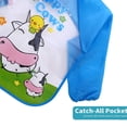 thumbnail image 5 of Mono de EVA de 3 piezas, babero impermeable de manga larga para bebés y niños pequeños, 5 of 5