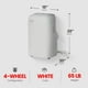 thumbnail image 3 of Aire Acondicionado Portátil Toshiba Wi-fi 7000 btu Color Blanco, 3 of 4