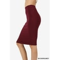 thumbnail image 2 of Women Knee Length Pencil Straight Office Midi Skirts, 2 of 2