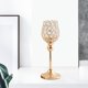 thumbnail image 2 of Portavelas de cristal,Portavelas de cristal Candelabro de 3 brazos Boda,Candelabro de mesa de escritorio decoración de candelabro,Adorno para portavelas de candelabro de luz de té,Globes, 2 of 9