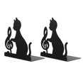 thumbnail image 2 of 1 Pair Cat Shape Book Holder Creative Bookend Book Organizer for Home Office, 2 of 4