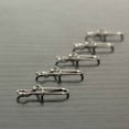 thumbnail image 4 of 100 Pcs Clips de Pêche en Acier Inoxydable Fastlock Fastlock Clips en Acier Inoxydable Hameçons Connecteurs Accessoires de Pêche, Blanc, Taille 0, 4 of 9