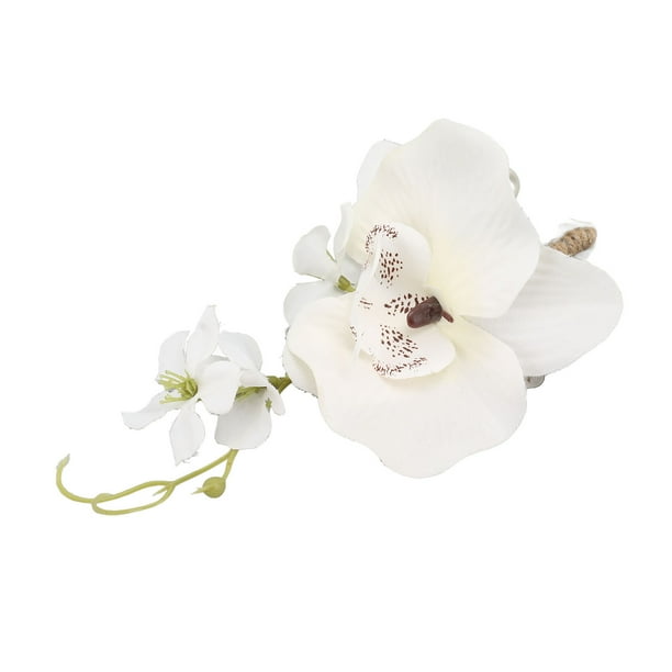 Boutonniere de boda 5 piezas de flor de boda artificial permanente para fiesta de baile ANGGREK Otros